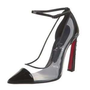 Christian Louboutin Black and Red Heels